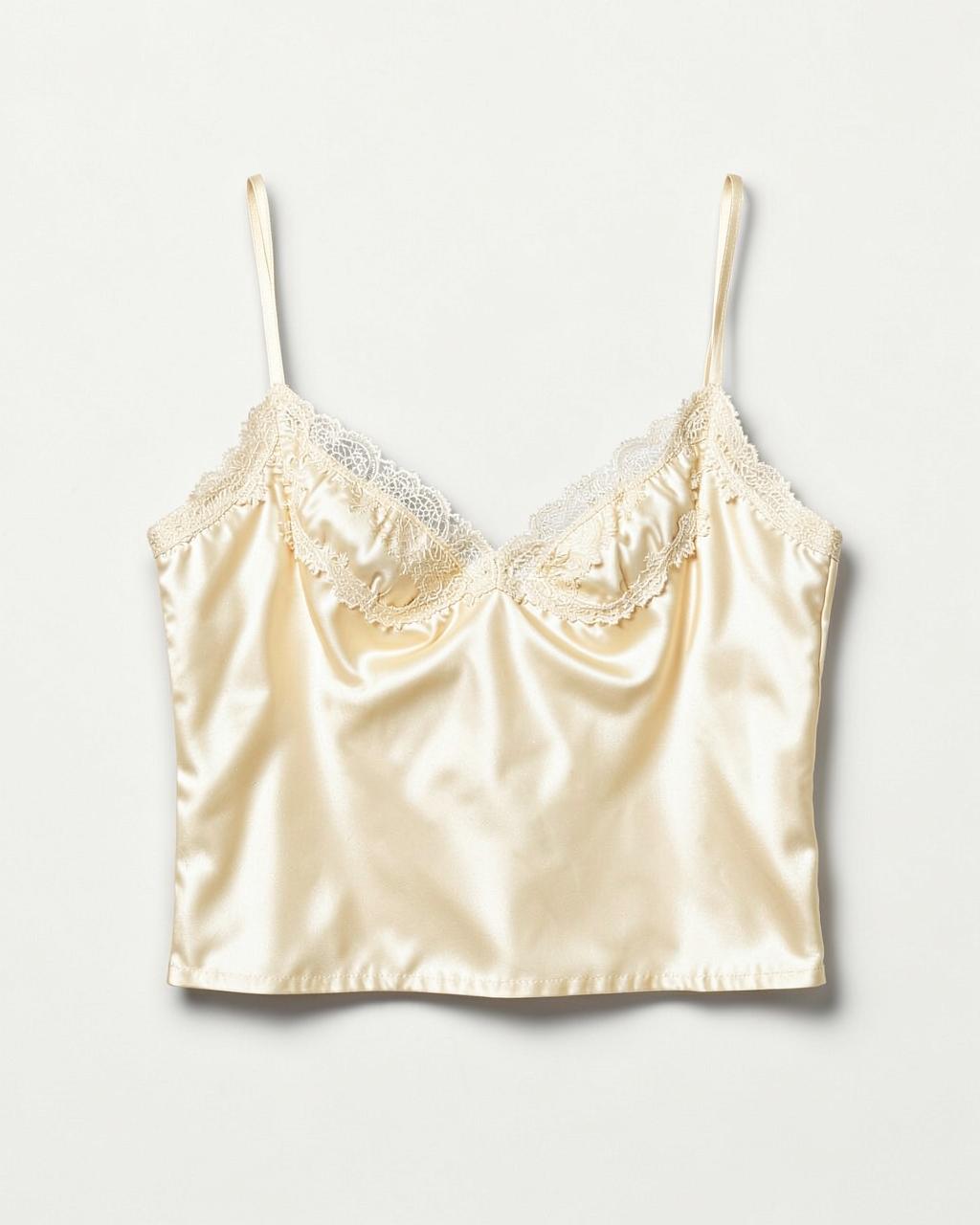 Champagne Silk Lace Camisole