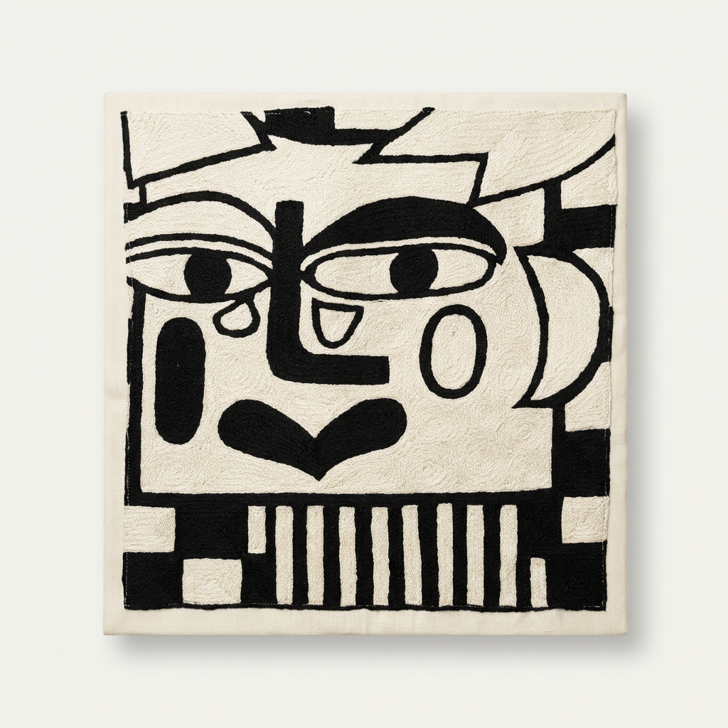Cubist Face — Ivory