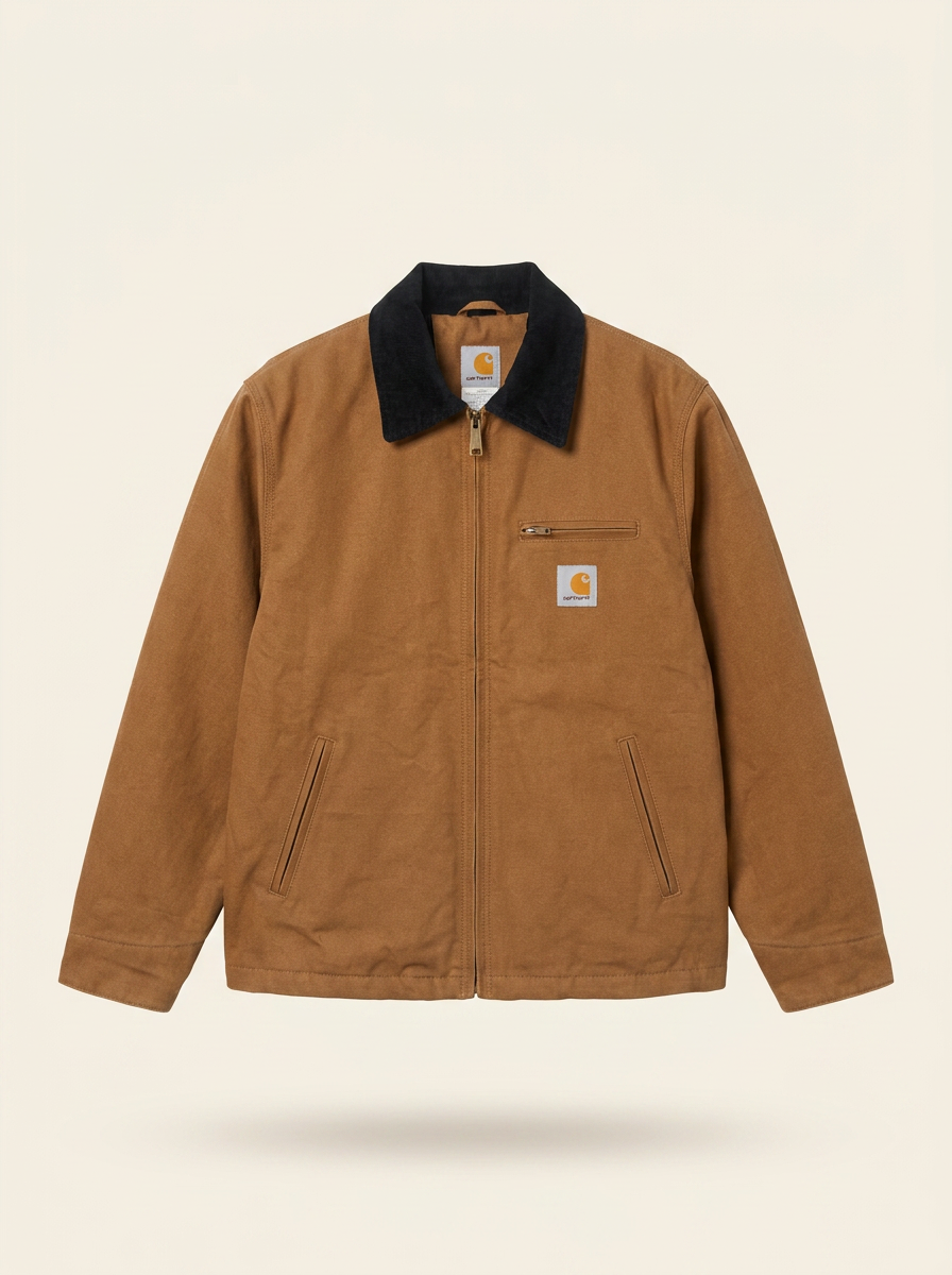 Reworked Carhartt Tan Duck Detroit Jacket
