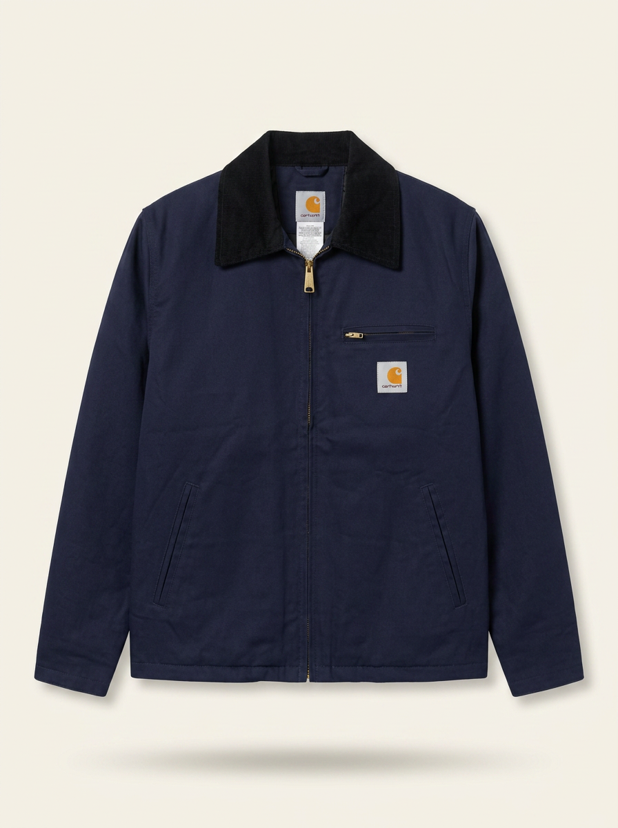 Reworked Carhartt Navy Detroit Jacket