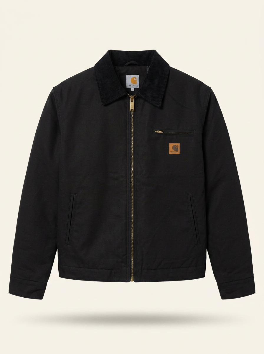 Reworked Carhartt Black Detroit Jacket