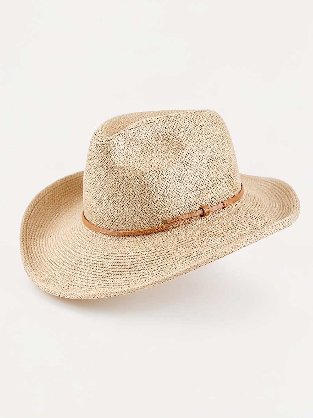 Panama-Style Wide Brim Fedora